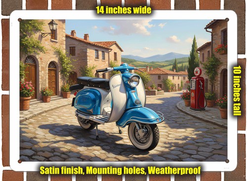 Metal sign 1959 lambretta - -,