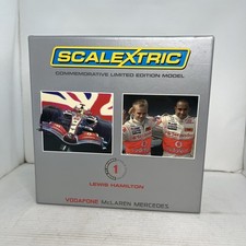 Scalextric Lewis Hamilton Vodafone 2008 McLaren Mercedes C3025A Commemorative