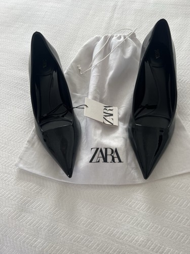 Zara black patent - zara,