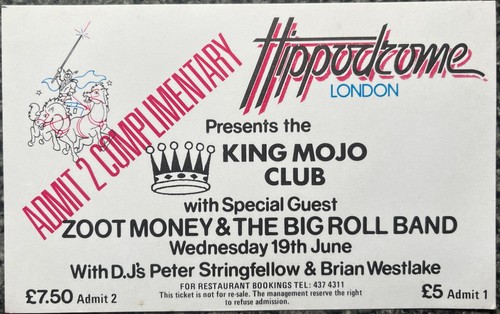 King mojo club reunion concert - king,