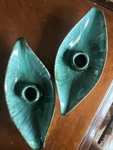 Pair vintage blue mountain - pair,