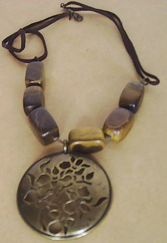 Avon goldtone medallion - goldtone, &