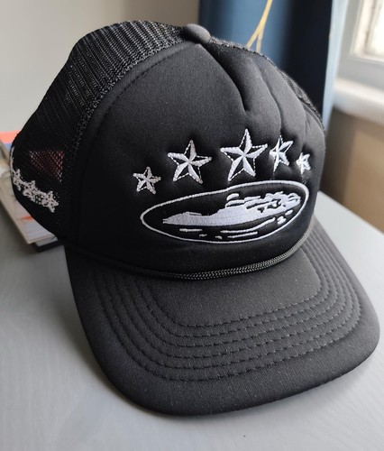 Corteiz black mesh trucker - corteiz,