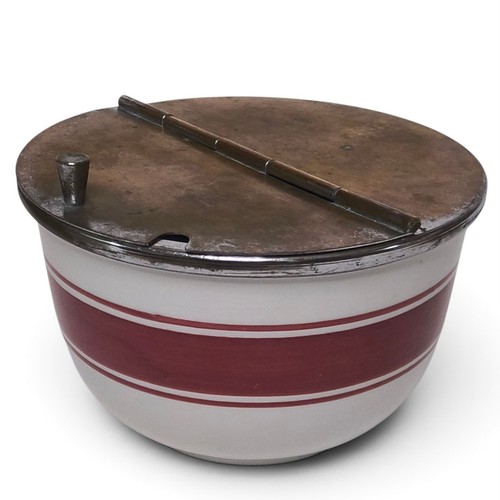 Jackson china sugar bowl red - jackson,
