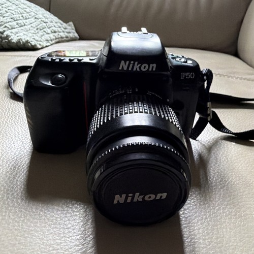 Used nikon f50 35mm slr - 35mm, film
