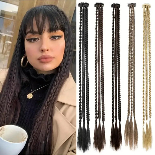 1pairs synthetic clip hair - 1pairs,