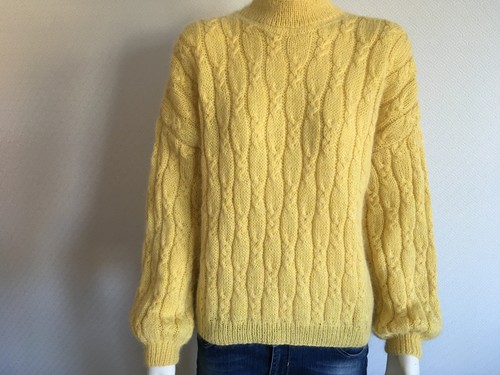 Handmade women textured - textured, knit