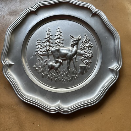 Vtg ges gesch pewter - pewter, wall