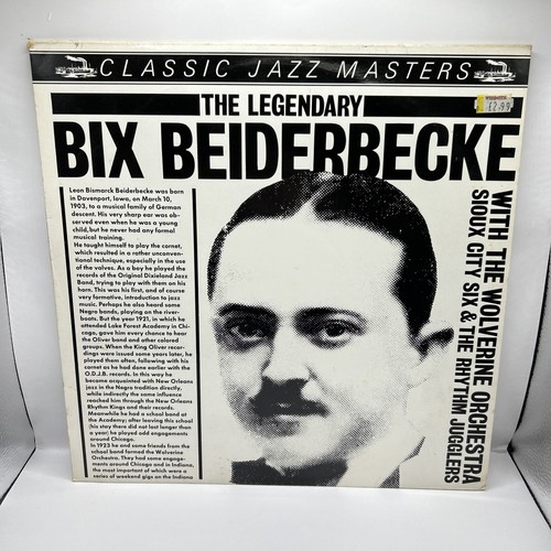 Bix beiderbecke legendary - beiderbecke, lp