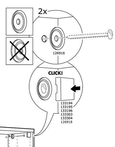 4pcs ikea besta covers - besta, washers