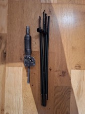 CLANSMAN PRC-320 2.5m FOLDING WHIP ANTENNA & SPRING ADAPTOR 