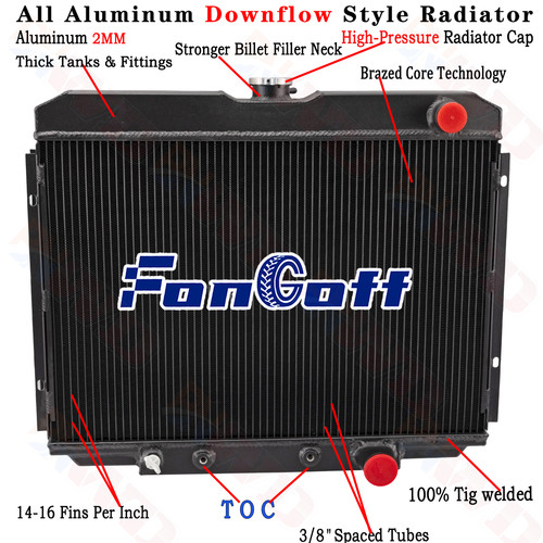 Rows radiator for 1967 - 3,