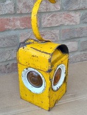 VINTAGE HARDUN A.E.B. YELLOW ROAD /SAFETY LAMP