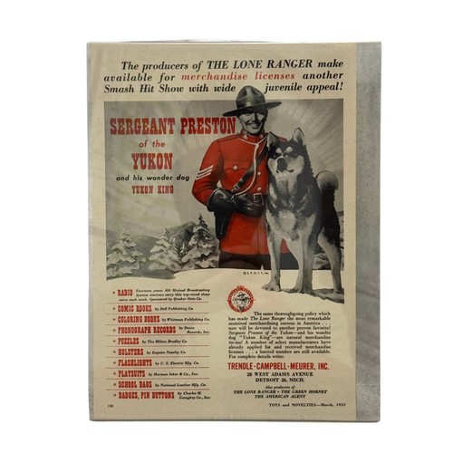 1953 sergeant preston the - of,