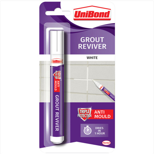 Unibond white grout reviver - white,