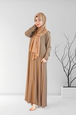 Caramel Flared Plain Jersey