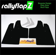 rallyflapZ Mud Flaps & Fixings - Toyota Celica GT-Four ST205 Black 4mm Black *G