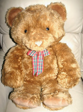 GIANT TEDDY BEAR 'DEBENHAMS' 28" HIGH X 15" WIDE HIPS - USED - VERY CLEAN