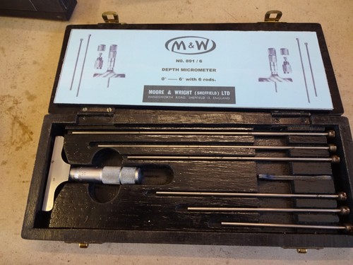Depth micrometer w - 0-6",