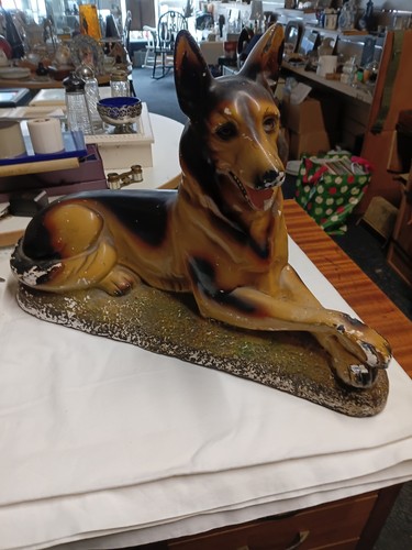 Vintage large chalkware - vintage,