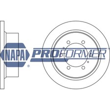 2x Brake Discs Solid For