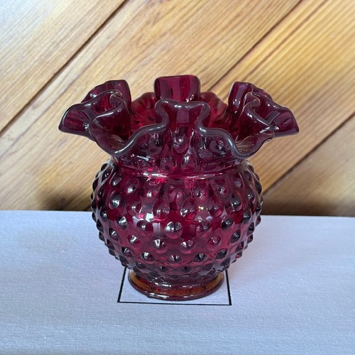 Vintage fenton cranberry glass - vintage,