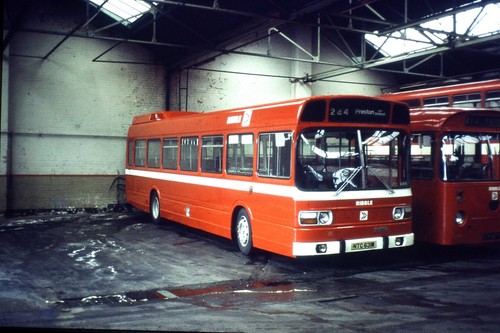35mm original colour bus slide - original,