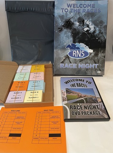 Race night dvd diy - race,
