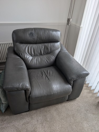 Leather sofa seater - plus, 1