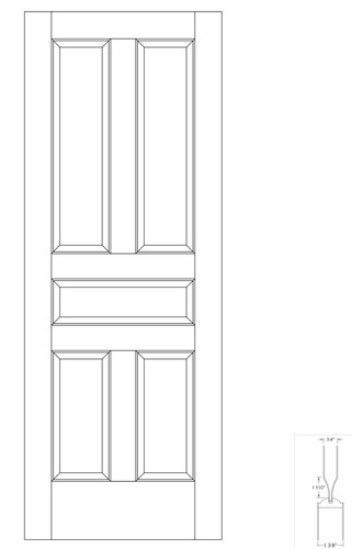Primed panel traditional - 5,