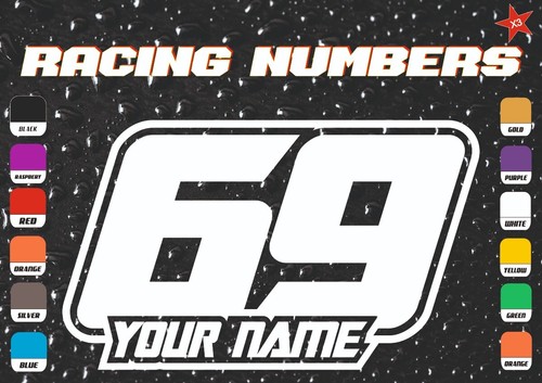 Custom race numbers and - race,