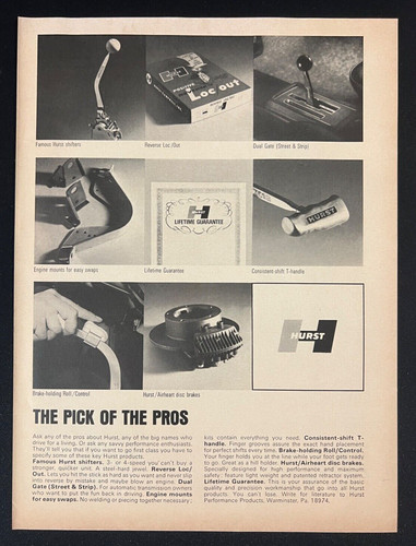 1968 hurst performance shifter - 1968,