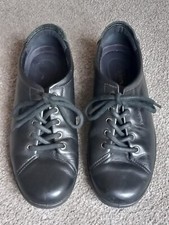 Padders Galaxy Ladies Black Leather Lace Up Shoes Size 5.5 E