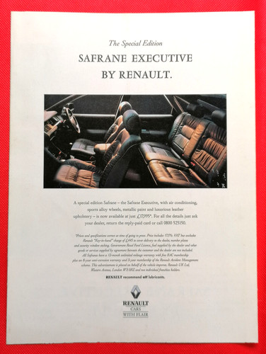 1994 renault safrane executive - renault,