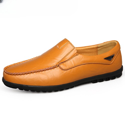 Men leather casual loafers - men's,