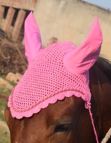 Horse ear bonnet fly veil - horse,