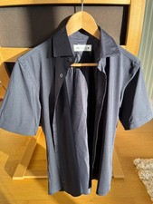 MEN'S ZARA SHORT SLEEVE DARK BLUE SHIRT S