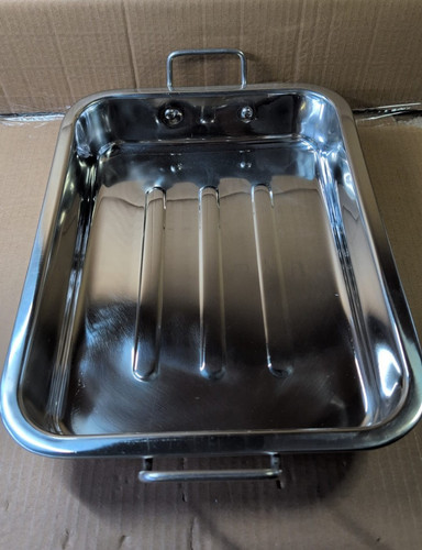 Roasting pan 37x28cm stainless - roasting,