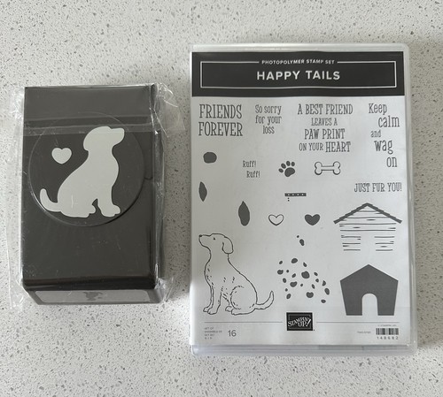 Stampin happy tails stamp - stampin', up!