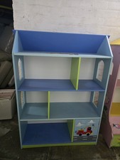 Blie Boys Kids Chikdren's Bookcase Wooden  Book Storage Unit Bookshelf