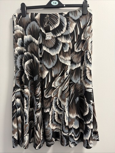 Bonmarche patterned midi skirt - bonmarche,