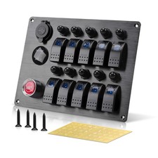 10 Gang Rocker Switch Panel