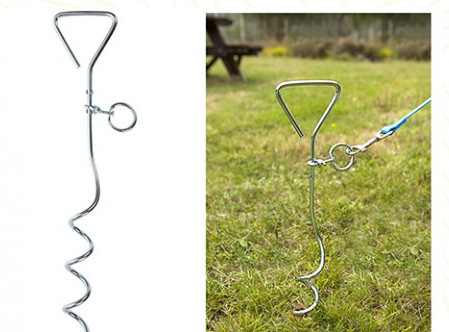 Summit dog tether spiral tent - summit,