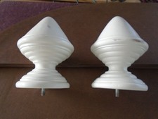 Pair LG Finials Replacement