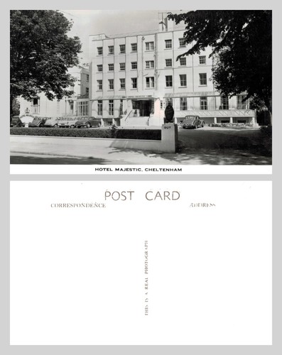 Vintage postcard hotel - vintage,