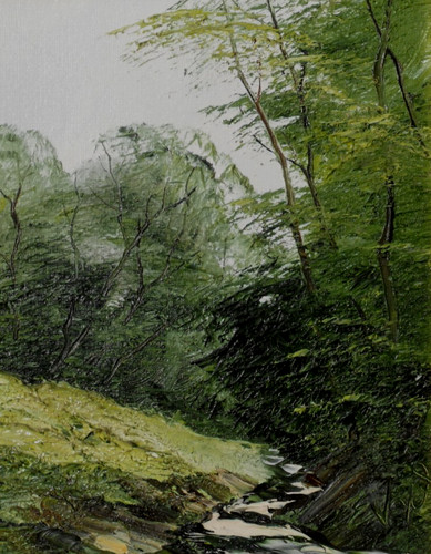 Terry evans original oil - -,