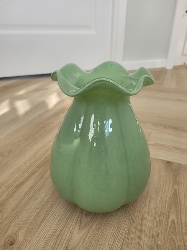 Next ribbed fluted - green, glass