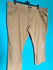Mens Jacamo Caramel Brown Big & Short Jeans Trousers Gents UK Size 54/29