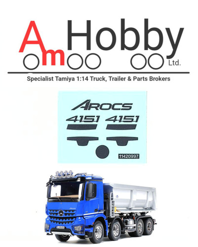 Tamiya metal transfer - tamiya, arocs