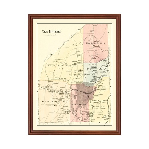 Old map new britain ct - old,